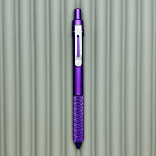 > Spoke Click Model C: Aluminum, Purple / Knurled Aluminum Grip