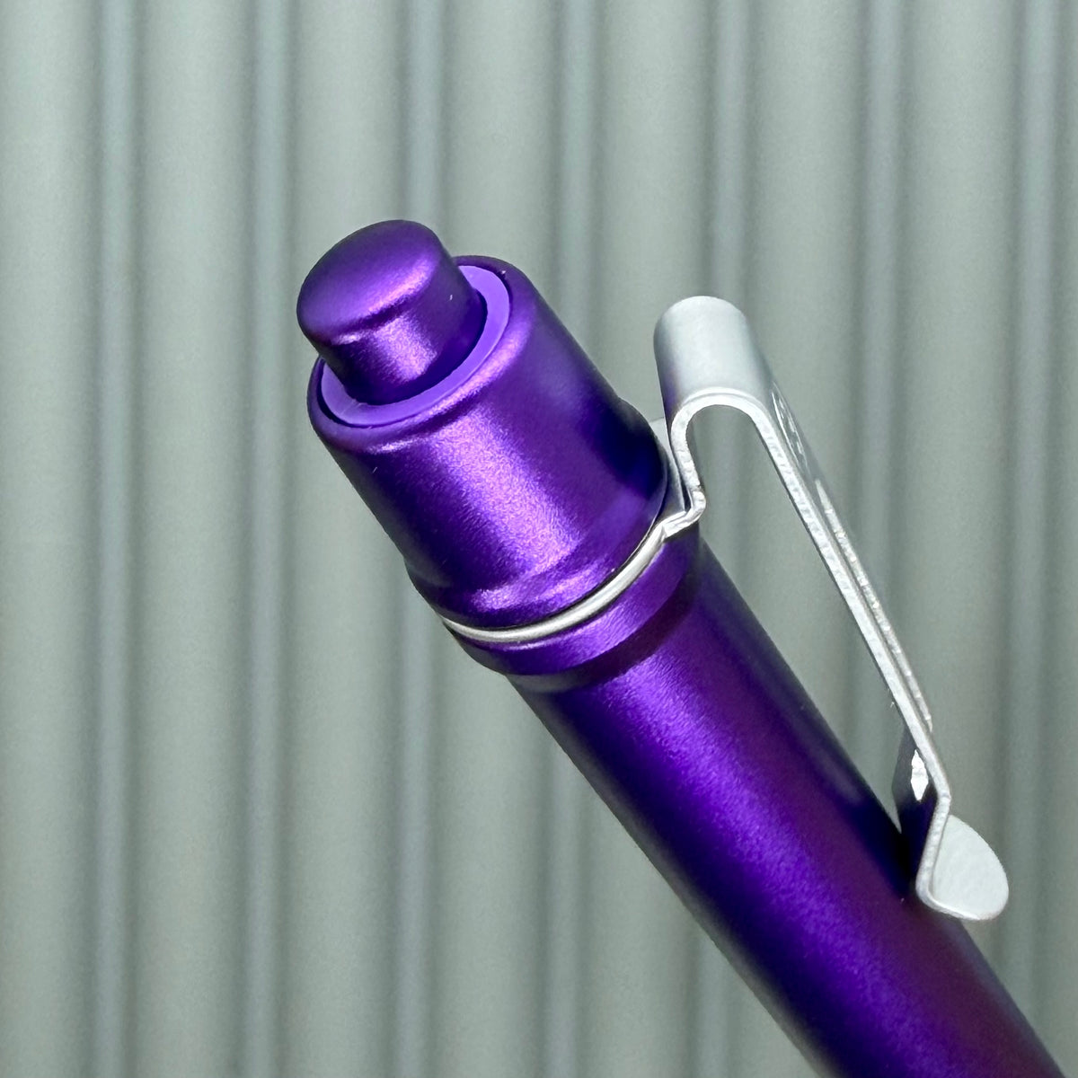 > Spoke Click Model C: Aluminum, Purple / Knurled Aluminum Grip