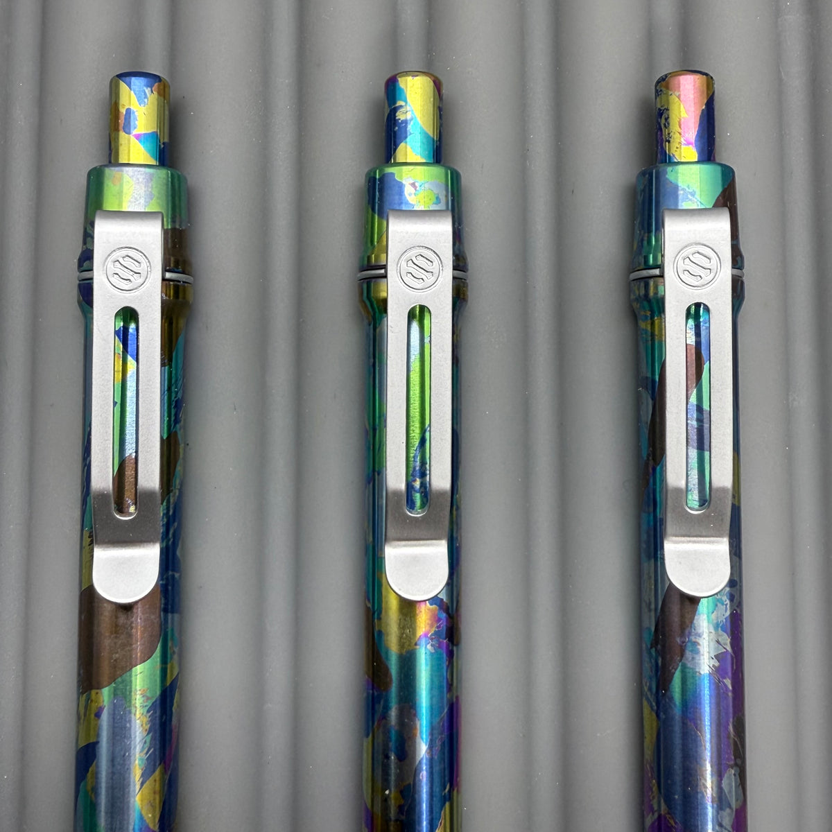 > Spoke Click Model C: Nerd Camo Titanium / Groove Grip