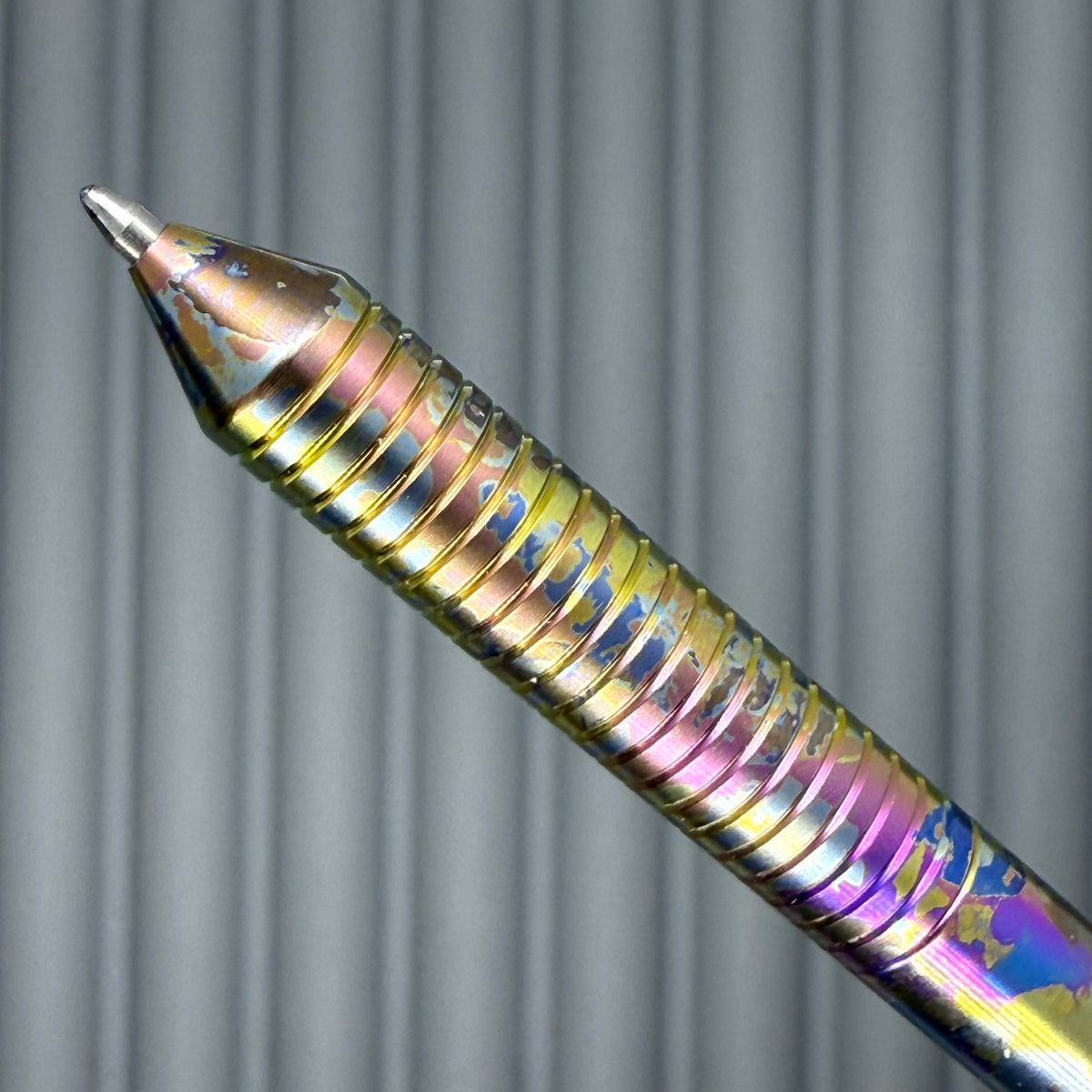> Spoke Click Model C: Nerd Camo Titanium / Groove Grip
