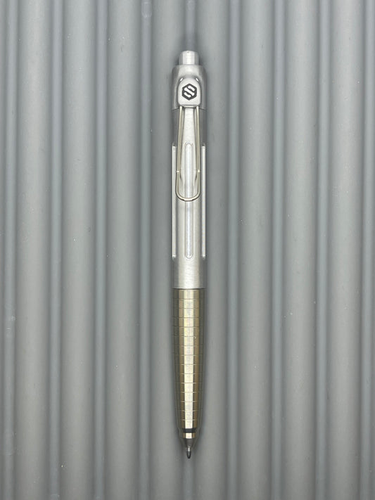 Spoke Click Prototype (Alpha): Titanium Taper Grip, Bare Aluminum Barrel