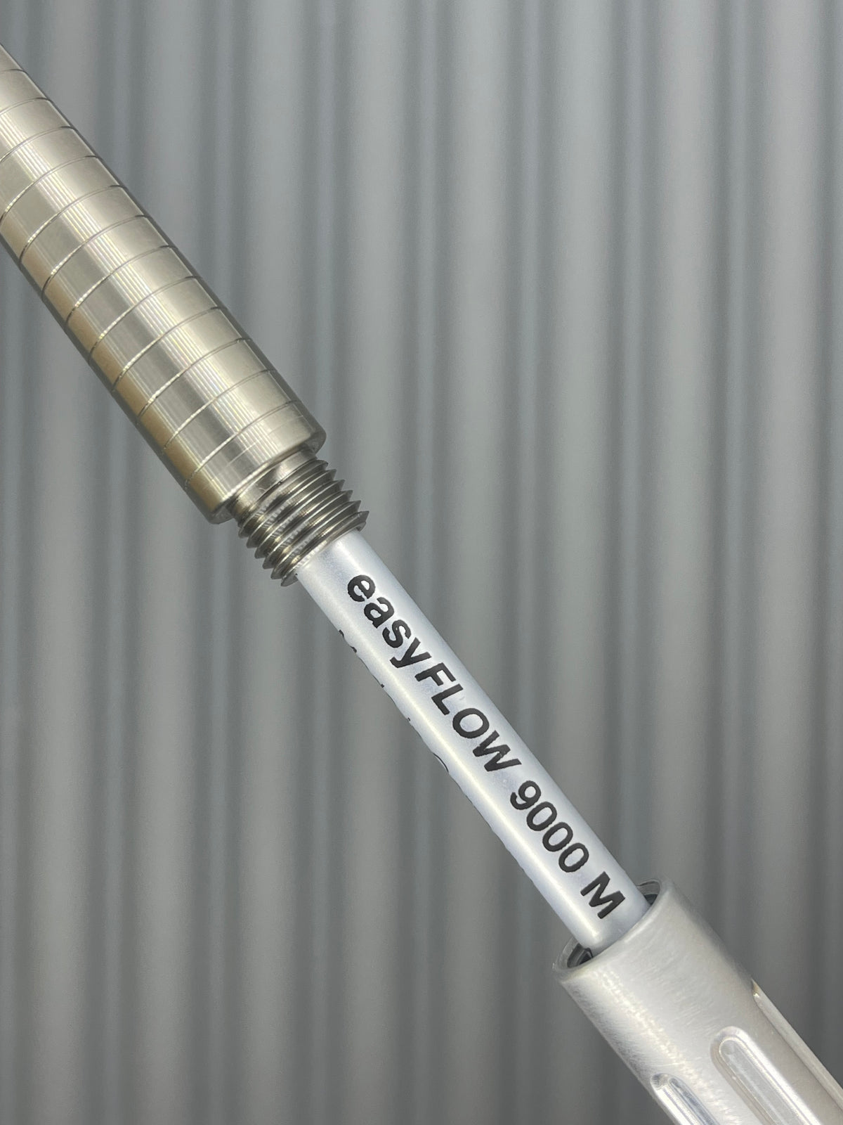 Spoke Click Prototype (Alpha): Titanium Taper Grip, Bare Aluminum Barrel