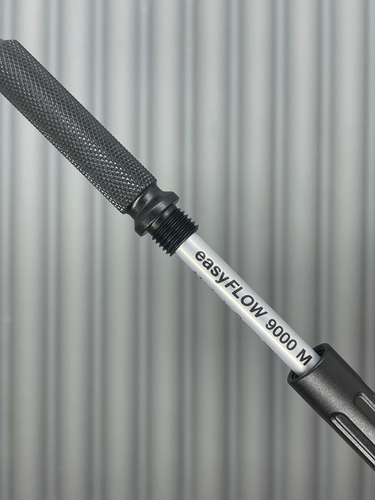 Spoke Click Prototype (Alpha): Black Aluminum Knurl Grip, Black Aluminum Barrel