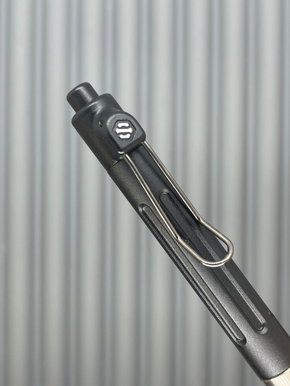 Spoke Click Prototype (Alpha): Titanium Taper Grip, Black Aluminum Barrel