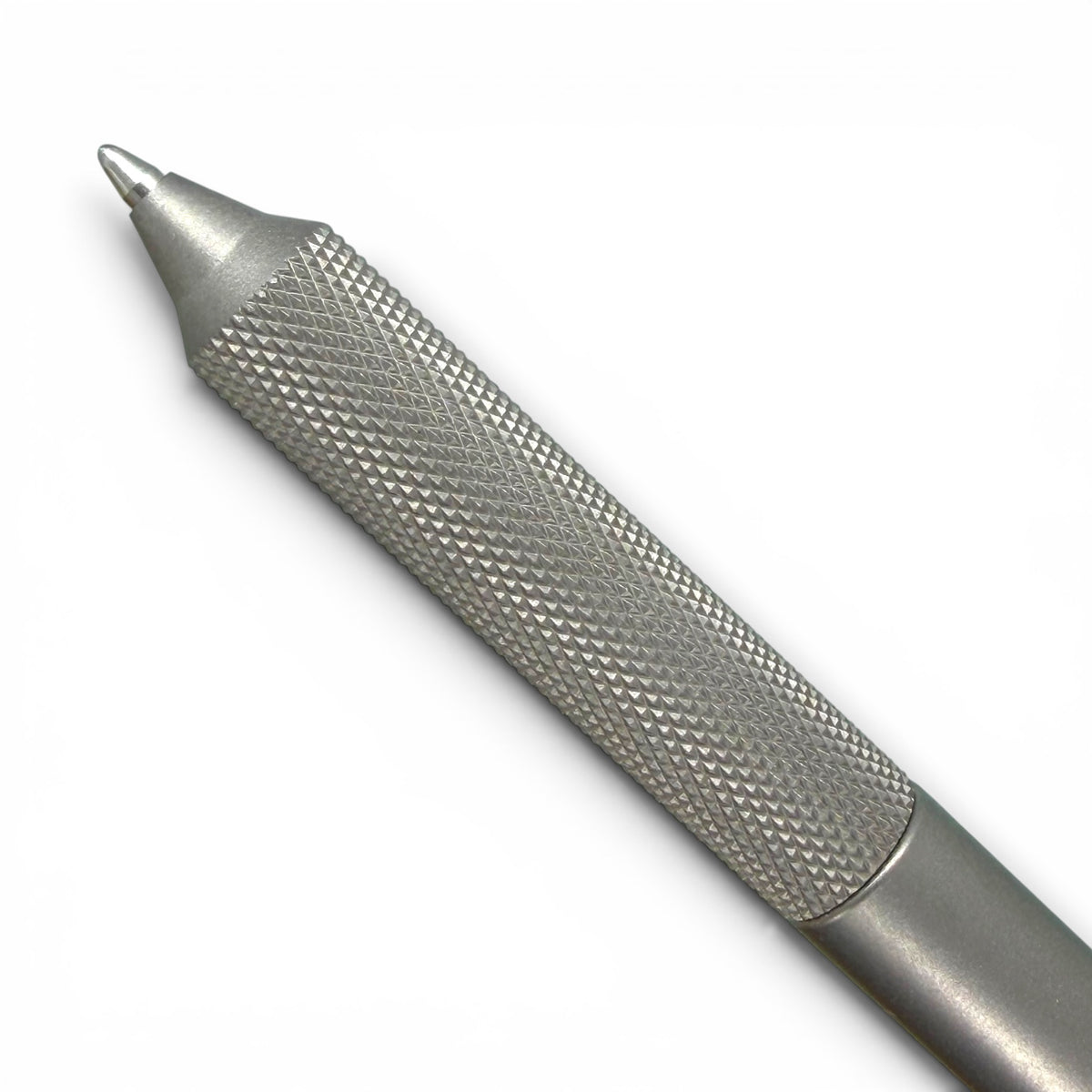 > Spoke Click Model C: Matte Titanium /  Knurled Grip
