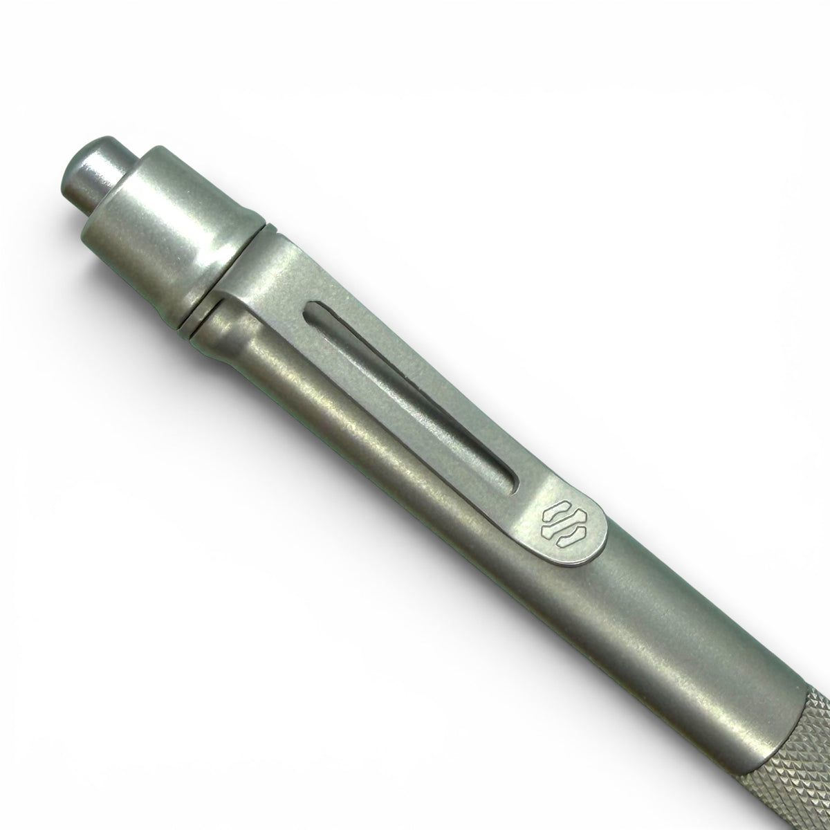 > Spoke Click Model C: Matte Titanium /  Knurled Grip