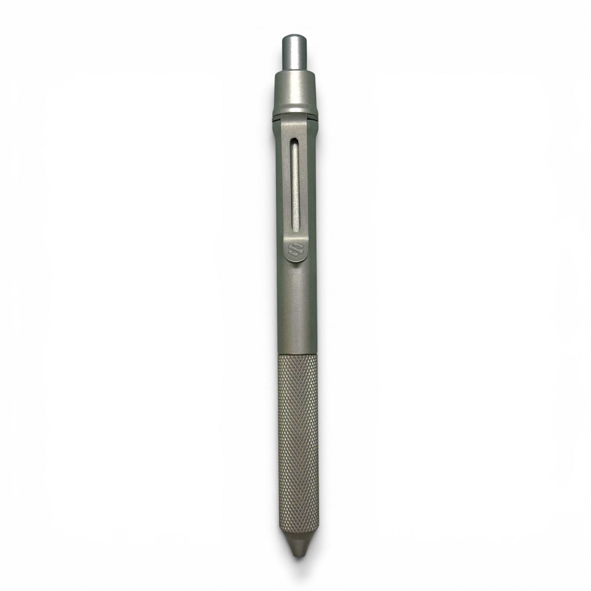 > Spoke Click Model C: Matte Titanium /  Knurled Grip