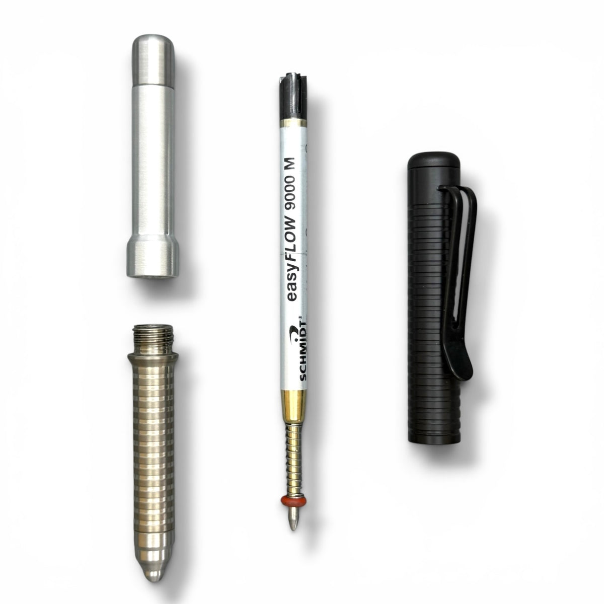 Roady / Titanium grip - Proto Aluminum Barrel - Black Groove Poly Cap