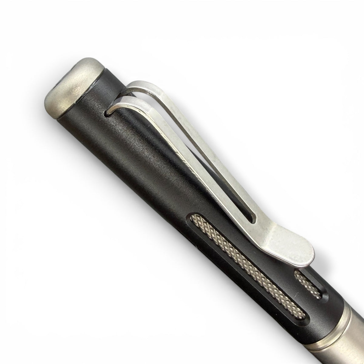 Roady  XL / Titanium - Knurled Grip - Black Aluminum Slot Cap
