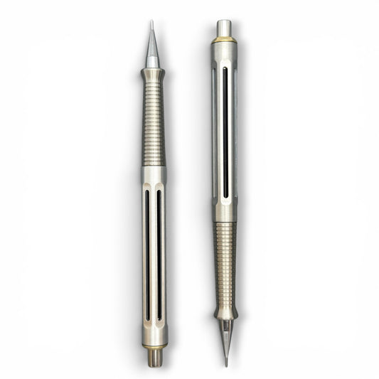 SpokeHack Pencil: Model 4 Flare Grip / Spoke Pen Barrel Mashup (0.5mm)